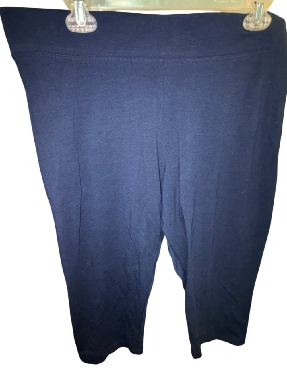 Sonoma stretch navy knit capris petite XL PXL